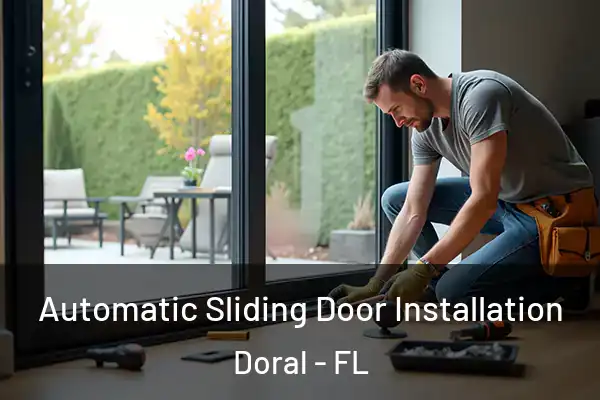  Automatic Sliding Door Installation Doral - FL