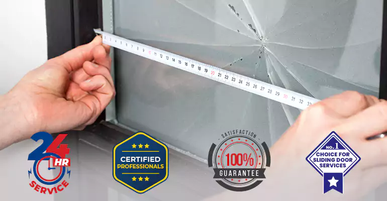 Residential Sliding Door Glass Repair in Doral