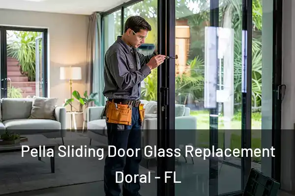  Pella Sliding Door Glass Replacement Doral - FL